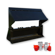 Includes quick-connect hydraulic couplers