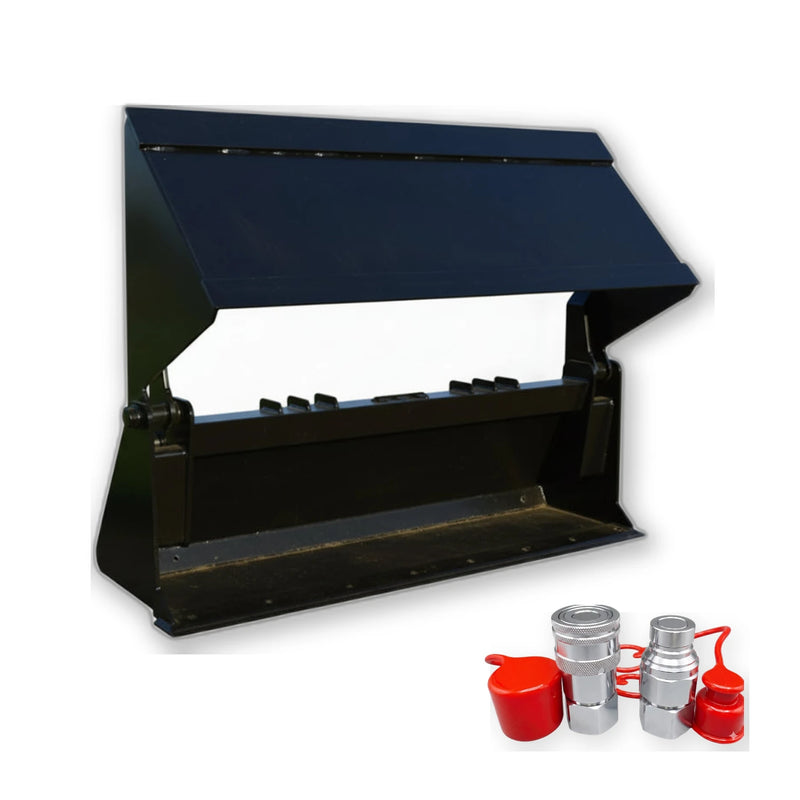 Includes quick-connect hydraulic couplers