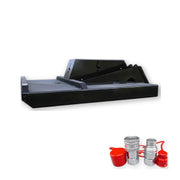 Includes quick-connect hydraulic couplers