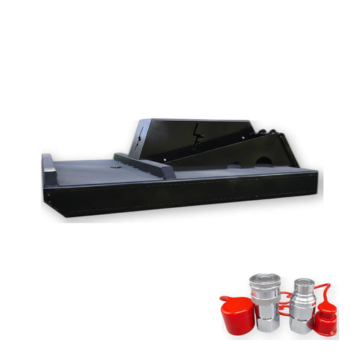 Includes quick-connect hydraulic couplers