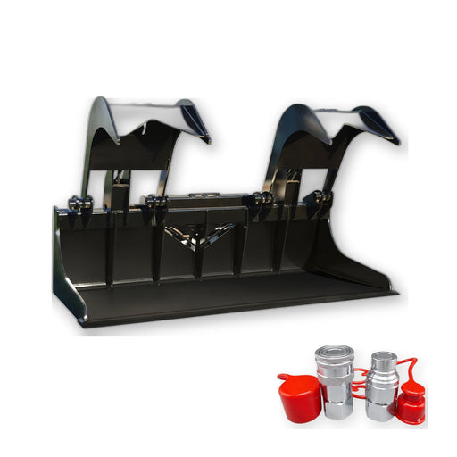 Includes quick-connect hydraulic couplers