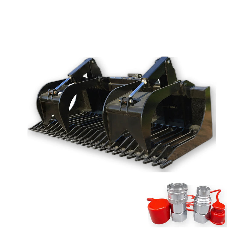 Includes quick-connect hydraulic couplers