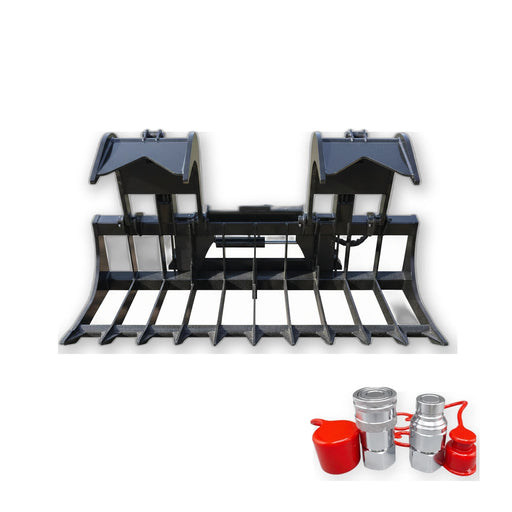 Includes quick-connect hydraulic couplers