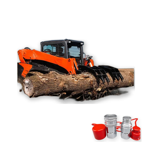 Includes quick-connect hydraulic couplers