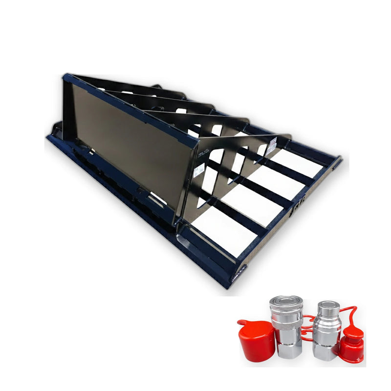 Includes quick-connect hydraulic couplers