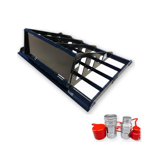 Includes quick-connect hydraulic couplers
