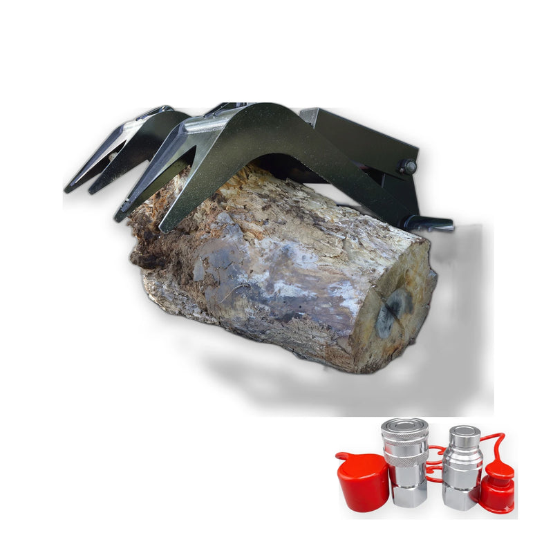 Includes quick-connect hydraulic couplers