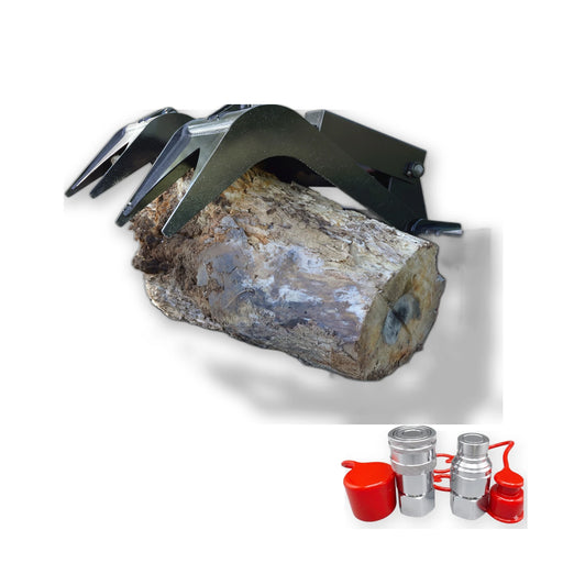 Includes quick-connect hydraulic couplers
