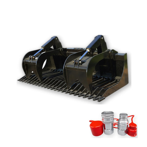 Includes quick-connect hydraulic couplers