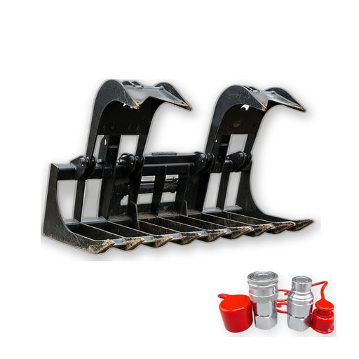 Includes quick-connect hydraulic couplers
