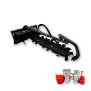 Includes quick-connect hydraulic couplers