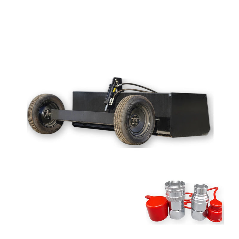 Includes quick-connect hydraulic couplers