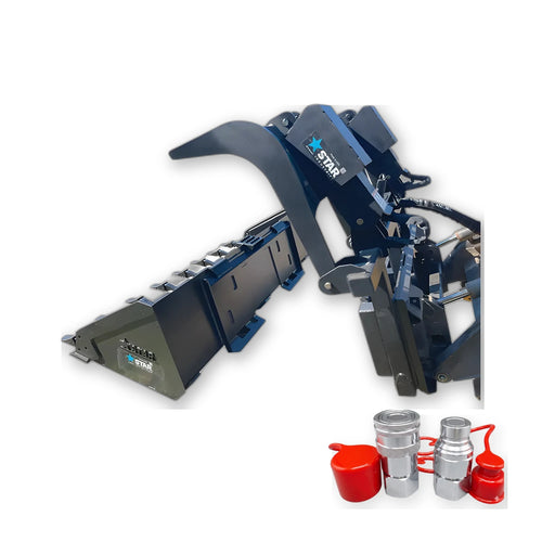 Includes quick-connect hydraulic couplers