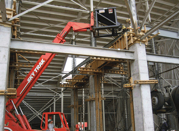 Concrete Hopper for Forklift | 3/4 Cubic Yard | 30" Swivel Chute | Manual Discharge | Star Industries