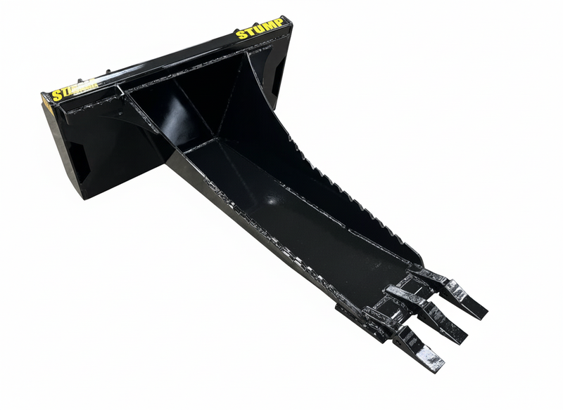 Skid Steer Stump Bucket from Stinger Attachments