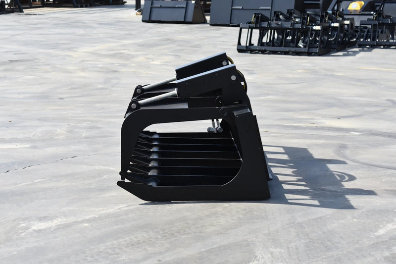 Medium Duty Root Grapple | Skid Steer Attachment | Hydraulic | Up to 50 HP | Independent Tines | 3/8" Steel | Quick Attach | 60"–72"