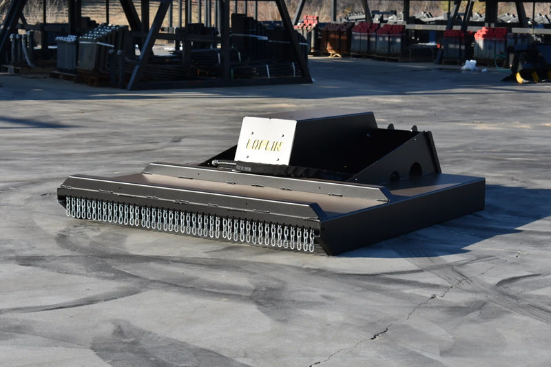 Brush Cutter | Skid Steer Attachment | Hydraulic | Bi-Directional | Forged Steel Blades | 1/4" Steel Deck | Low & High Flow | Quick Attach | 60" & 72"
