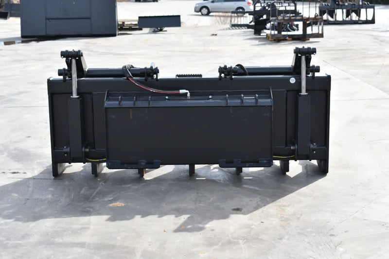 Heavy Duty Vertical Grapple | Skid Steer Attachment | Hydraulic | 1-1/2" Independent Tines | 2" x 10" Cylinders | Quick Attach | 72"–84"