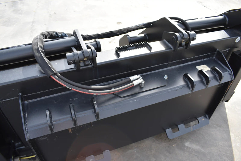 Heavy Duty Vertical Grapple | Skid Steer Attachment | Hydraulic | 1-1/2" Independent Tines | 2" x 10" Cylinders | Quick Attach | 72"–84"