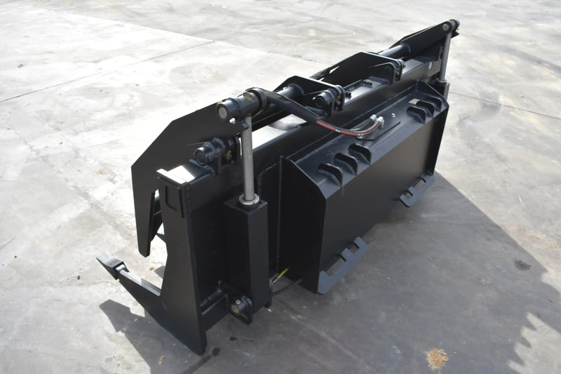 Heavy Duty Vertical Grapple | Skid Steer Attachment | Hydraulic | 1-1/2" Independent Tines | 2" x 10" Cylinders | Quick Attach | 72"–84"