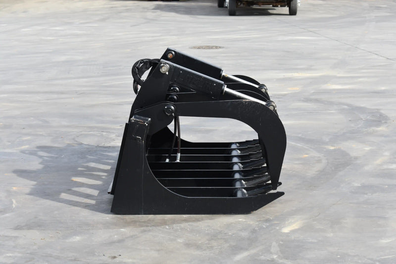 Standard Duty Root Grapple | Skid Steer Attachment | Hydraulic | Up to 75 HP | 9,500 lb Grapple Force | Independent Tines | 1/2" Steel | Quick Attach | 60"–84"