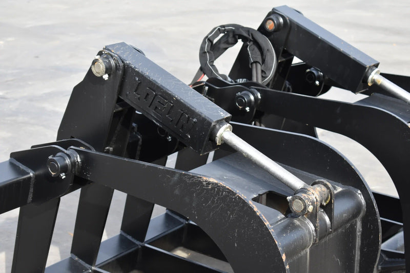 Standard Duty Root Grapple | Skid Steer Attachment | Hydraulic | Up to 75 HP | 9,500 lb Grapple Force | Independent Tines | 1/2" Steel | Quick Attach | 60"–84"