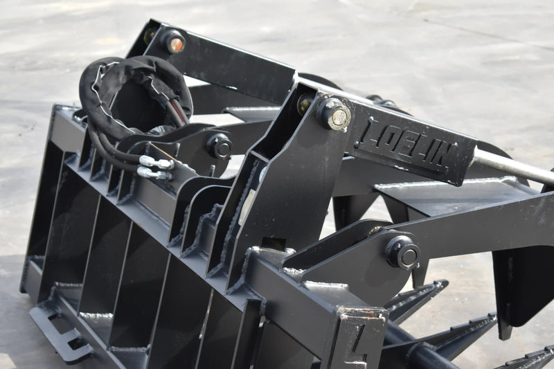 Standard Duty Root Grapple | Skid Steer Attachment | Hydraulic | Up to 75 HP | 9,500 lb Grapple Force | Independent Tines | 1/2" Steel | Quick Attach | 60"–84"