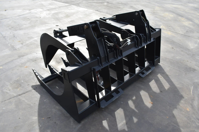 Standard Duty Root Grapple | Skid Steer Attachment | Hydraulic | Up to 75 HP | 9,500 lb Grapple Force | Independent Tines | 1/2" Steel | Quick Attach | 60"–84"