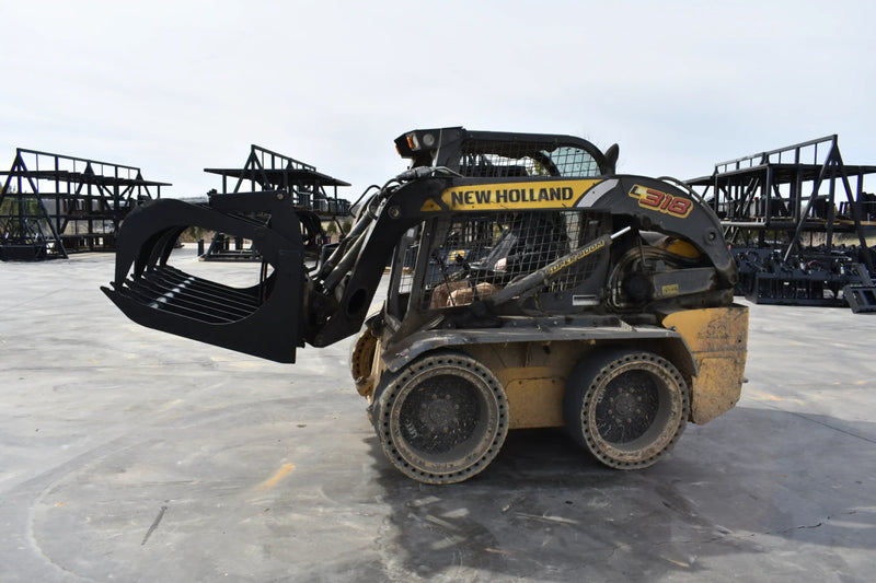 Standard Duty Root Grapple | Skid Steer Attachment | Hydraulic | Up to 75 HP | 9,500 lb Grapple Force | Independent Tines | 1/2" Steel | Quick Attach | 60"–84"