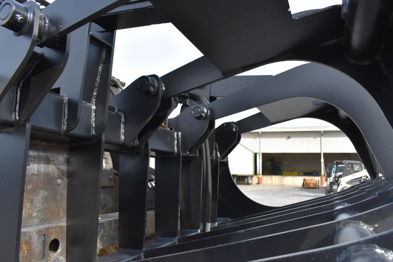 Standard Duty Root Grapple | Skid Steer Attachment | Hydraulic | Up to 75 HP | 9,500 lb Grapple Force | Independent Tines | 1/2" Steel | Quick Attach | 60"–84"