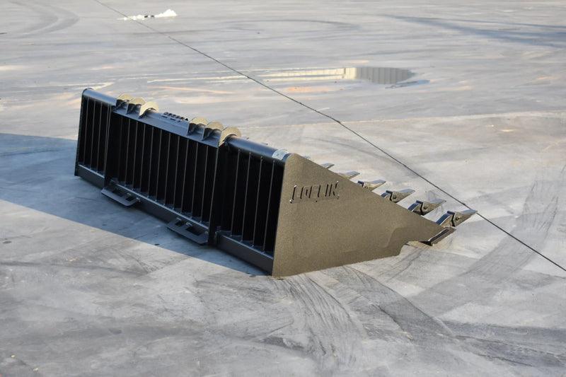 Skid Steer Rock Bucket – Efficient Rock and Debris Sorting