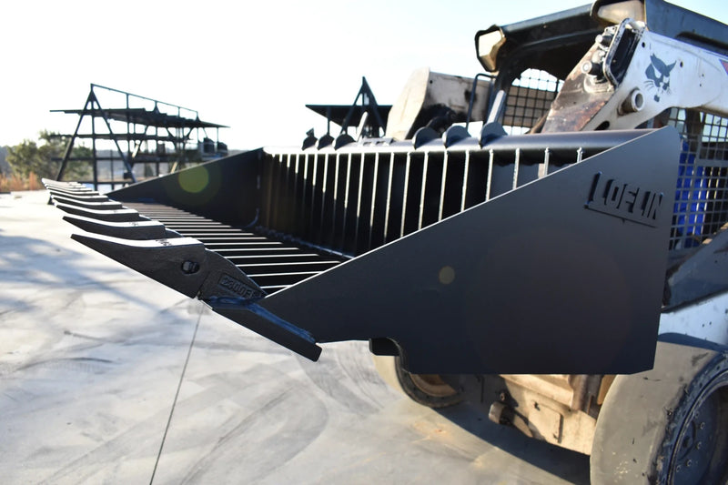 Skid Steer Rock Bucket – Efficient Rock and Debris Sorting