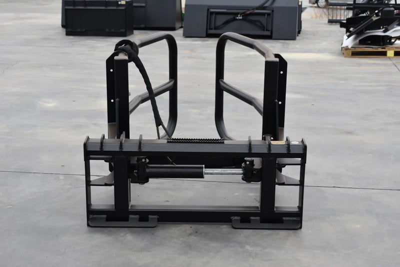 Skid Steer / Compact Tractor / Telehandler Bale Squeezer – Efficient Round Bale Handling for Livestock Operations