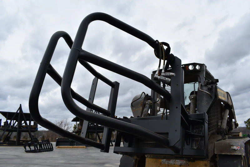 Skid Steer / Compact Tractor / Telehandler Bale Squeezer – Efficient Round Bale Handling for Livestock Operations