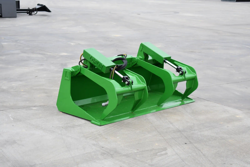 Compact Tractor Grapple Bucket – Built for Land Clearing and Debris Removal