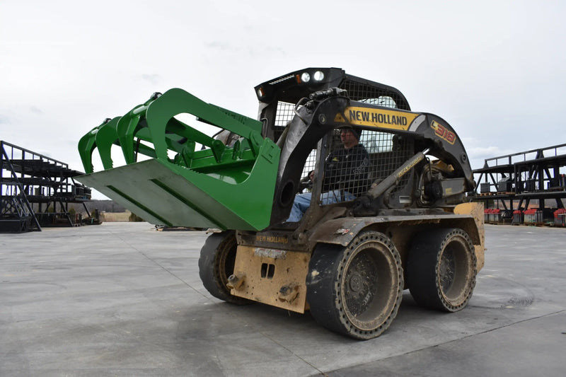 Compact Tractor Grapple Bucket – Built for Land Clearing and Debris Removal