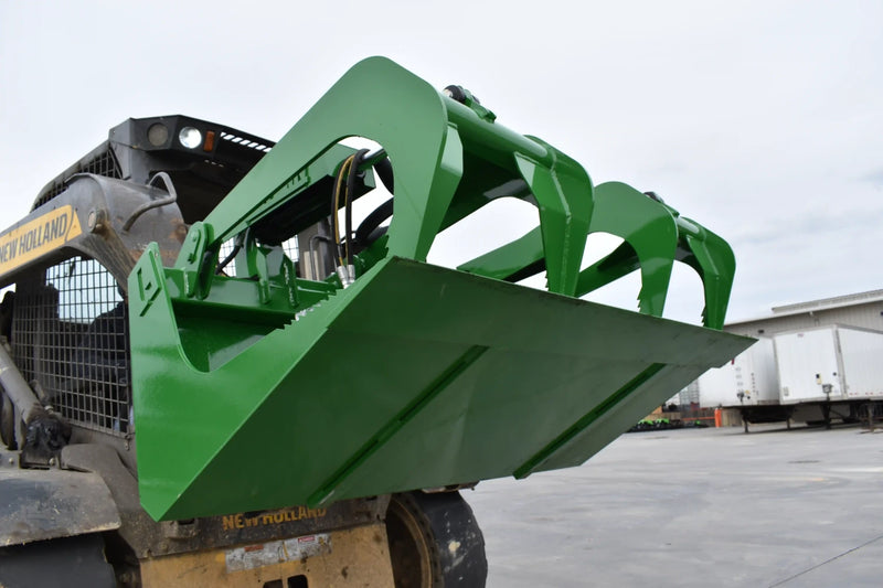 Compact Tractor Grapple Bucket – Built for Land Clearing and Debris Removal