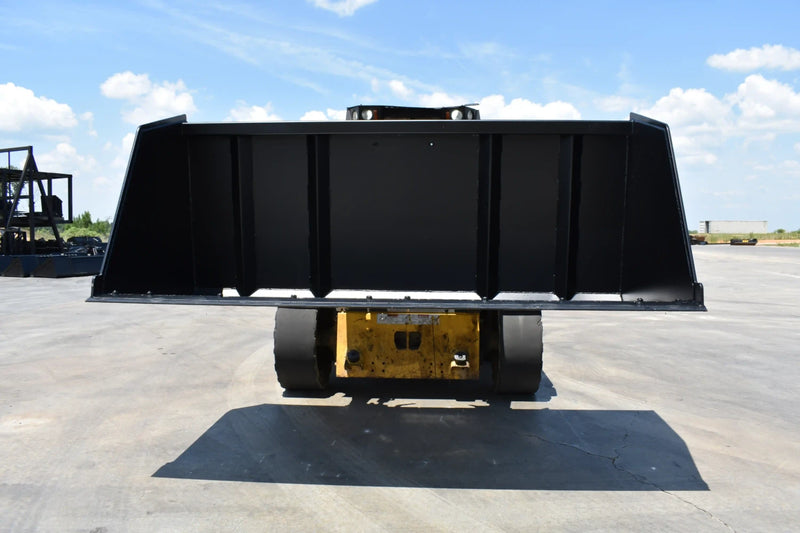 Turkey Litter Bucket | Skid Steer Attachment | High Capacity | 3/16" Steel | 3/4" x 6" Cutting Edge | 1/2" Wear Bars | Optional Bolt-On Reversible Edge | 48"–120"
