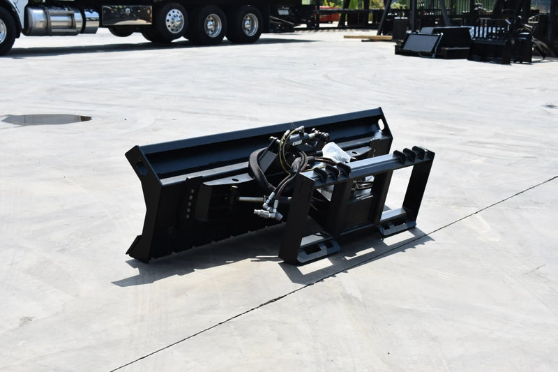 Skid Steer / Compact Tractor / Wheel Loader Dozer Blade – Hydraulic Grading and Snow Removal