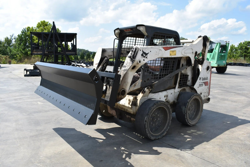 Skid Steer / Compact Tractor / Wheel Loader Dozer Blade – Hydraulic Grading and Snow Removal