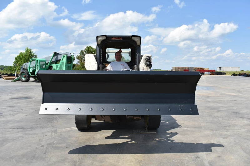 Skid Steer / Compact Tractor / Wheel Loader Dozer Blade – Hydraulic Grading and Snow Removal
