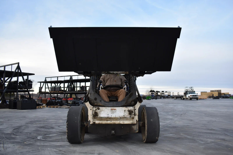 Low Profile Skid Steer Bucket | Skid Steer Attachment | Up to 70 HP | 3/16" Steel | 3/4" x 6" Cutting Edge | Wear Bars | With or Without Teeth | 60"–84"