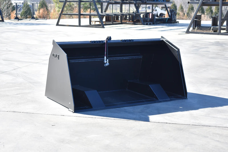 Skid Steer Front Dump Bucket – Extended Reach for Tall Truck Loading