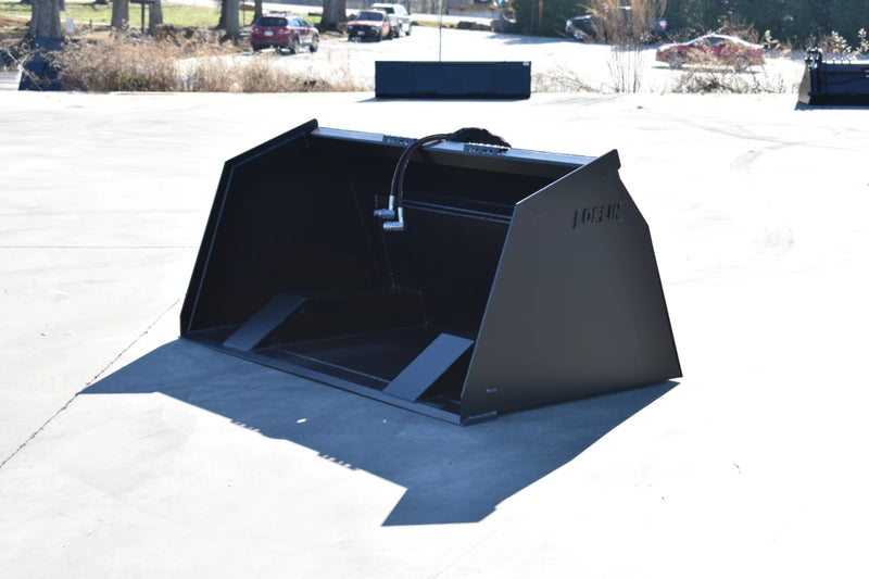 Skid Steer Front Dump Bucket – Extended Reach for Tall Truck Loading