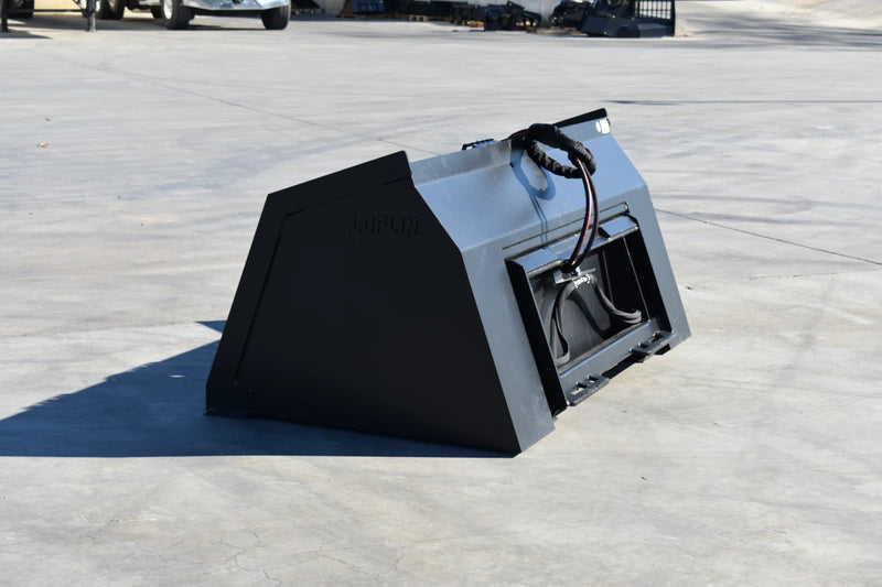 Skid Steer Front Dump Bucket – Extended Reach for Tall Truck Loading