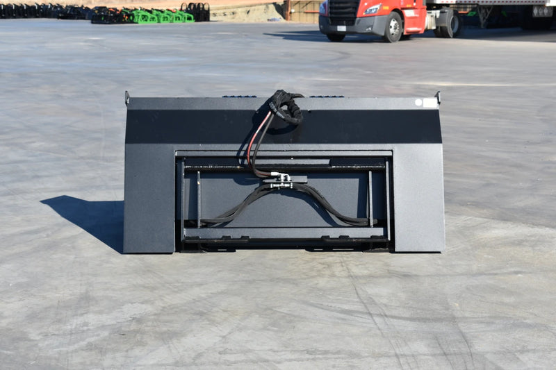 Skid Steer Front Dump Bucket – Extended Reach for Tall Truck Loading