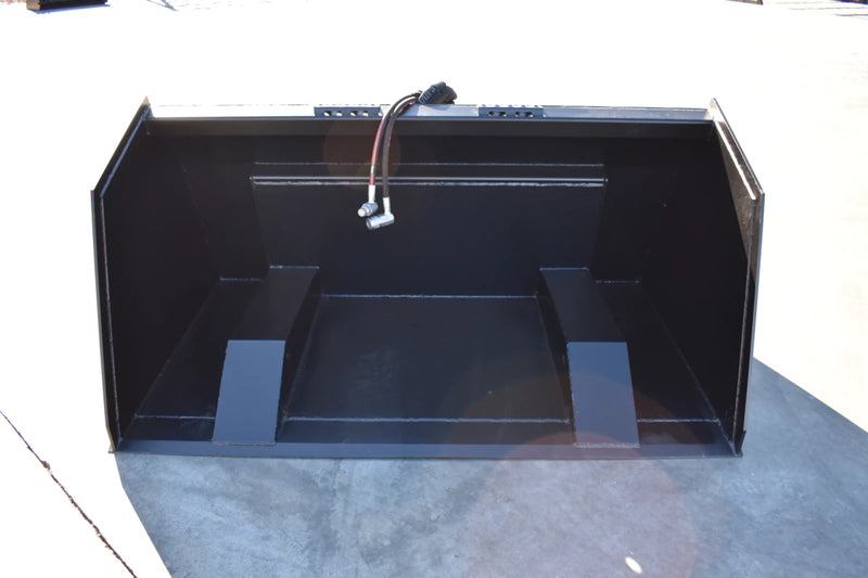 Skid Steer Front Dump Bucket – Extended Reach for Tall Truck Loading
