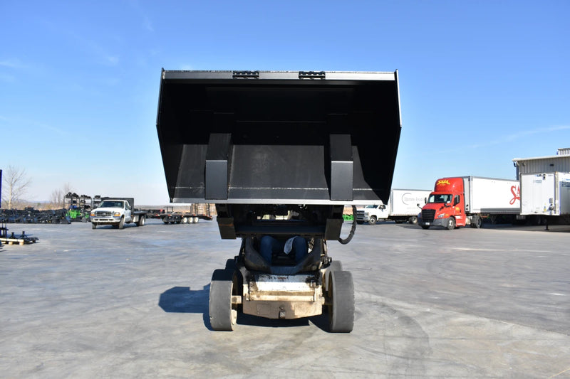Skid Steer Front Dump Bucket – Extended Reach for Tall Truck Loading