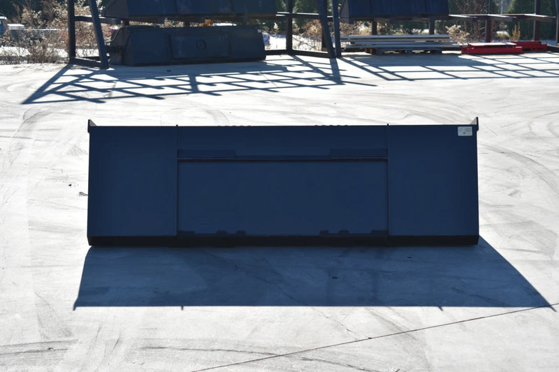 Litter Bucket | Skid Steer Attachment | High Capacity | 3/16" Steel | 3/4" x 6" Cutting Edge | Wear Bars | Optional Bolt-On Reversible Edge | 48"–120"