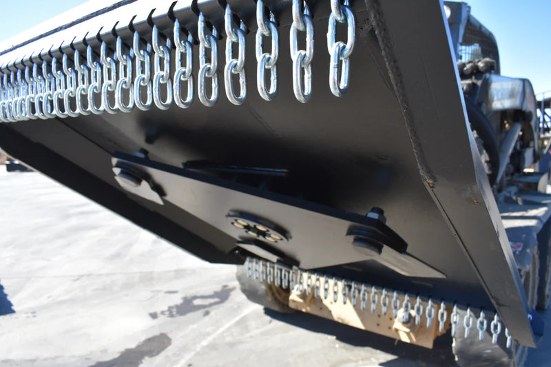 Brush Cutter | Mini Skid Steer Attachment | Hydraulic | Bi-Directional | Forged Steel Blades | 3/16" Steel Deck | Toro Dingo & Bobcat MT50 Compatible | 36"–50"